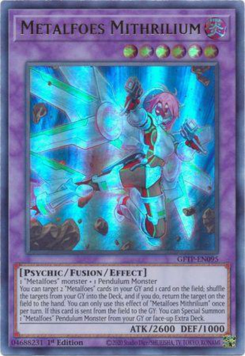 Metalfoes Mithrilium - GFTP-EN095 - Ultra Rare 1st Edition-Cherry Collectables