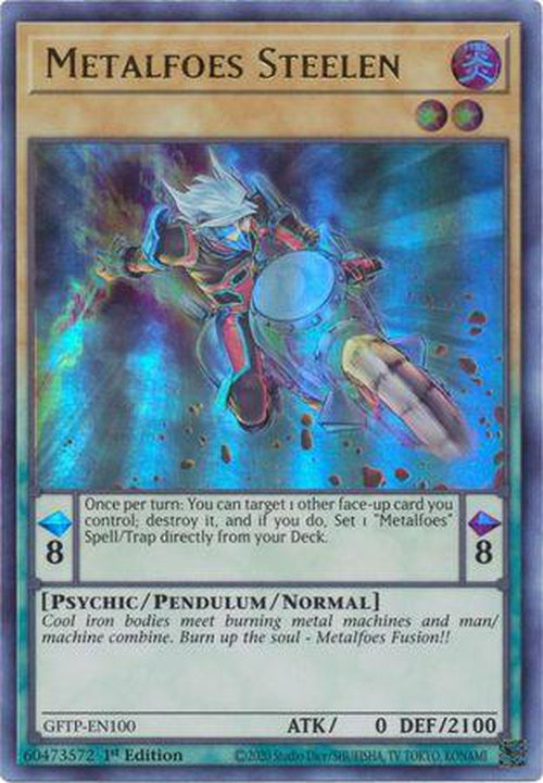 Metalfoes Steelen - GFTP-EN100 - Ultra Rare 1st Edition-Cherry Collectables