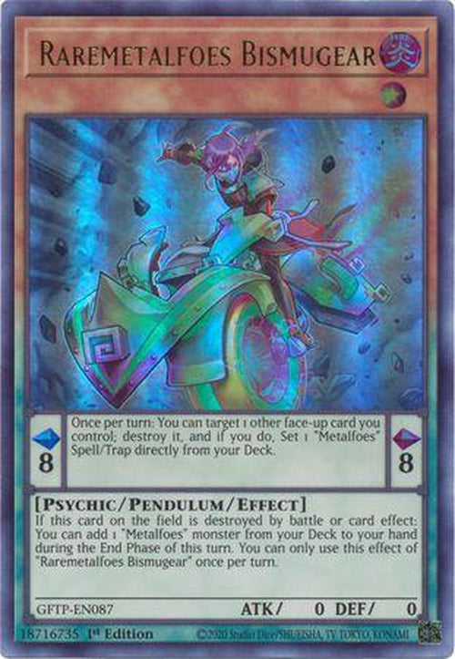 Raremetalfoes Bismugear - GFTP-EN087 - Ultra Rare 1st Edition-Cherry Collectables