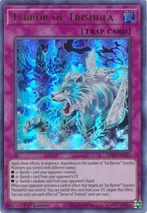 Terror of Trishula - GFTP-EN127 - Ultra Rare 1st Edition-Cherry Collectables