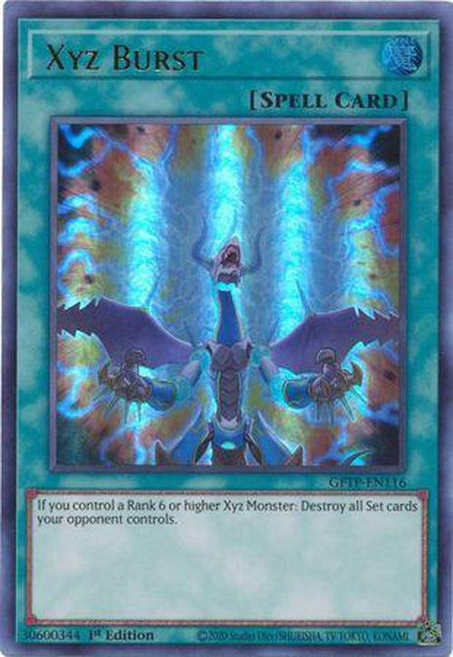 Xyz Burst - GFTP-EN116 - Ultra Rare 1st Edition-Cherry Collectables
