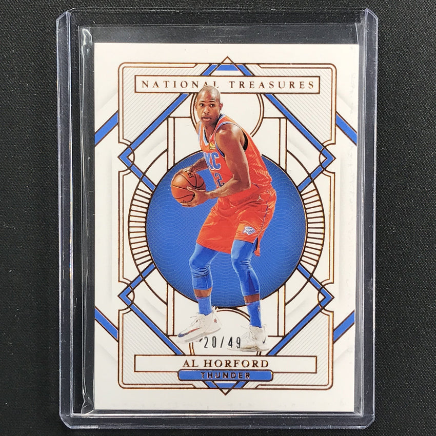 2020-21 National Treasures Al Horford Base Bronze 20/49