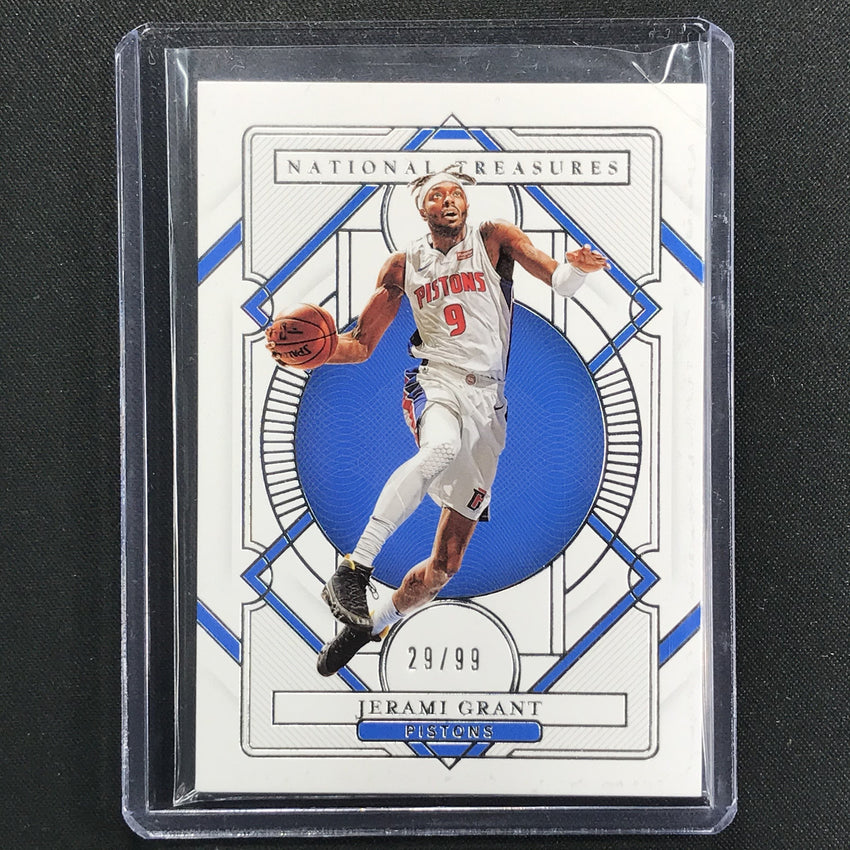 2020-21 National Treasures Jerami Grant Base Silver 29/99