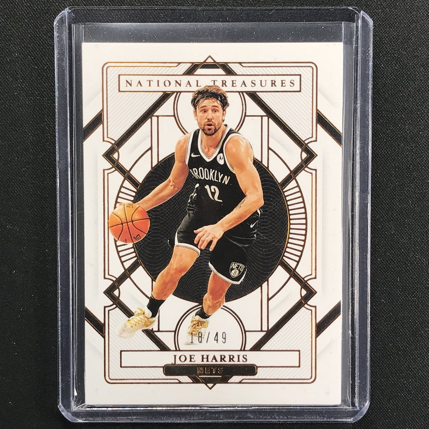 2020-21 National Treasures Joe Harris Base Bronze 18/49