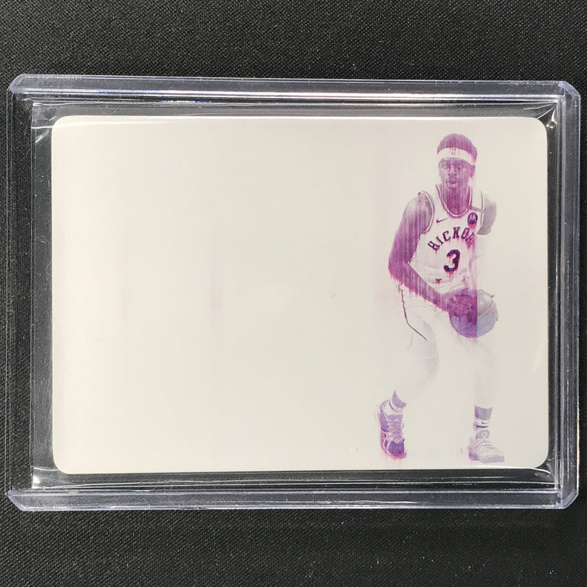 2019-20 Flawless Aaron Holiday Horizontal Patch Auto Printing Plate 1/1 Magenta