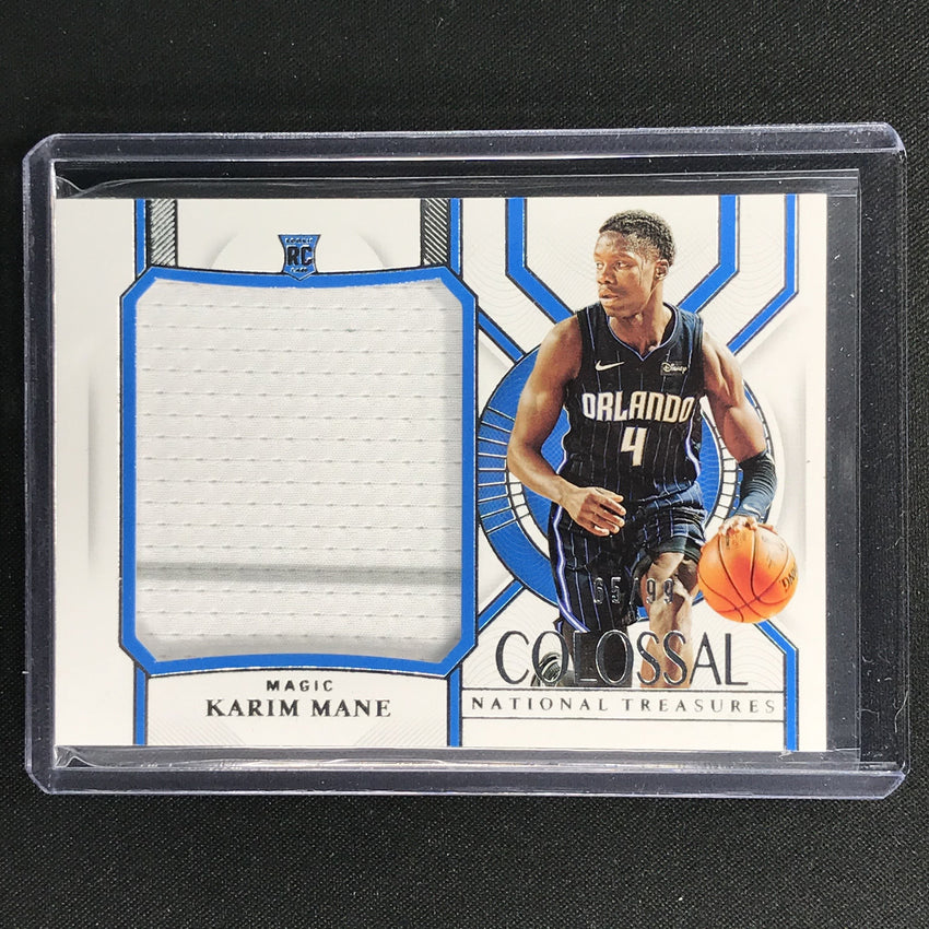 2020-21 National Treasures Karim Mane Colossal Rookie Materials Jersey 65/99