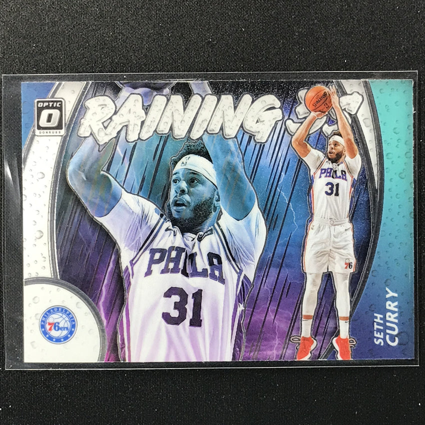 2020-21 Donruss Optic SETH CURRY Raining 3s Base #9