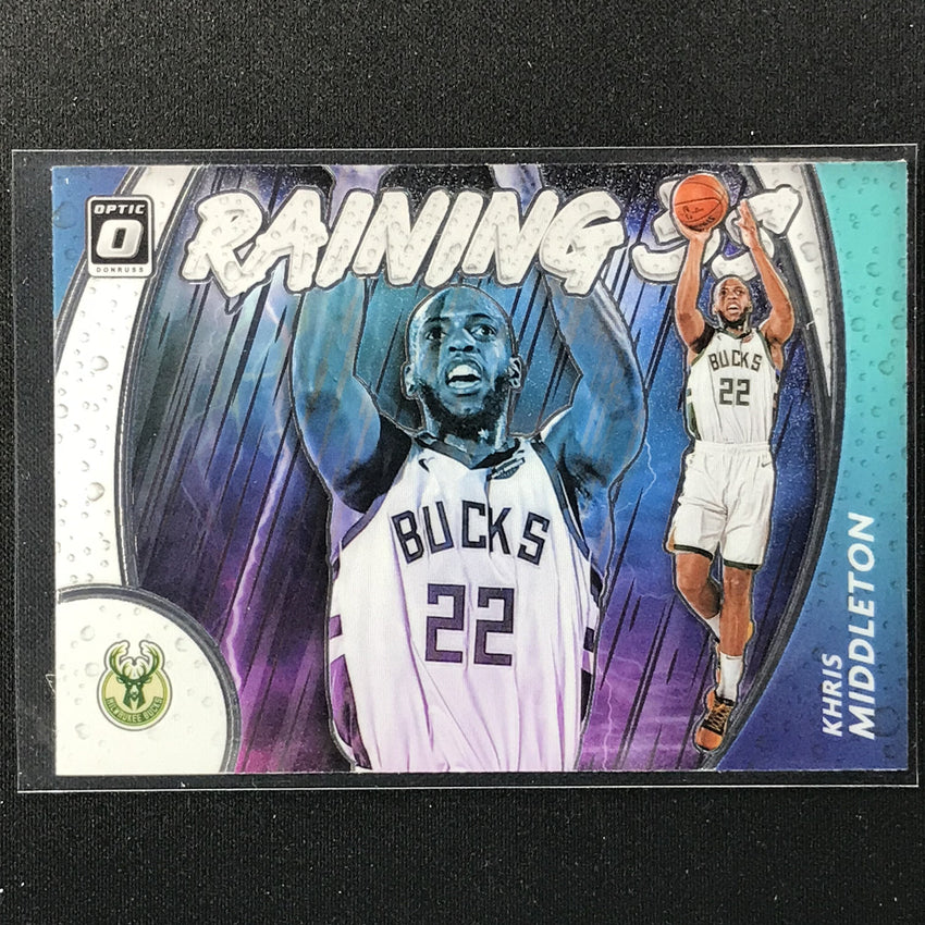 2020-21 Donruss Optic KHRIS MIDDLETON Raining 3s Base #12