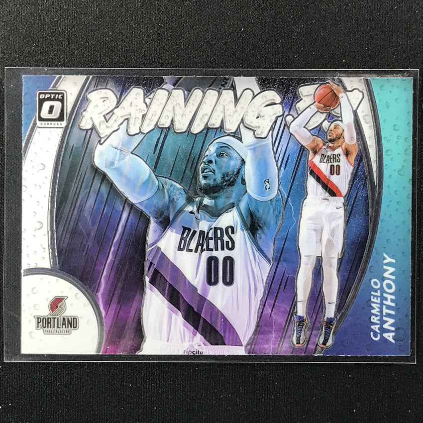 2020-21 Donruss Optic CARMELO ANTHONY Raining 3s Base #18