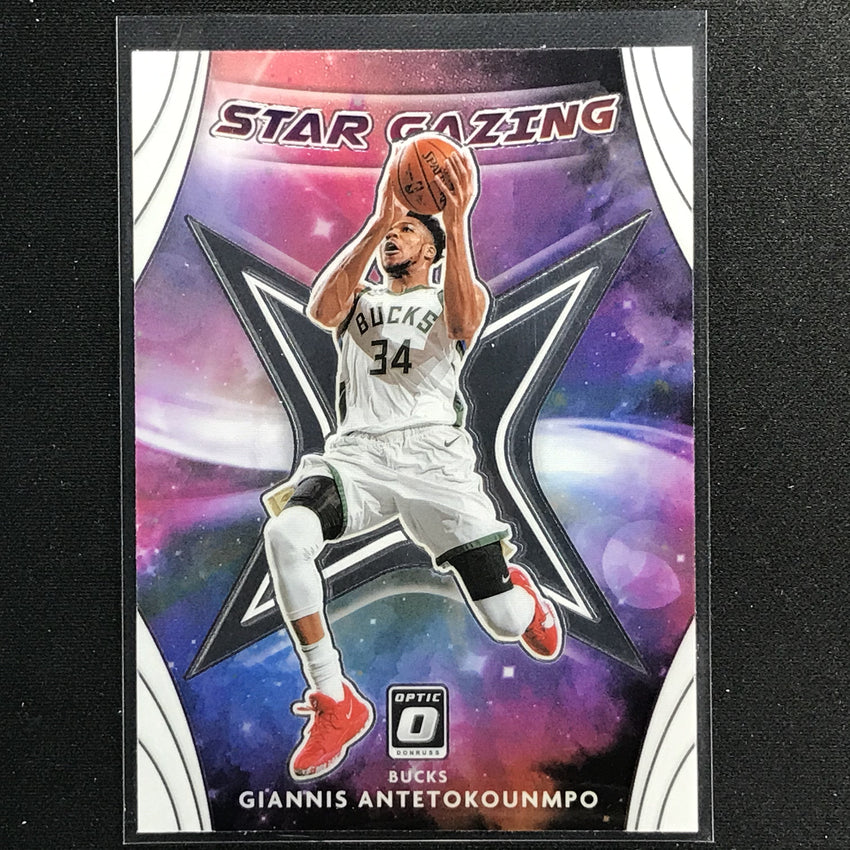 2020-21 Donruss Optic GIANNIS ANTETOKOUNMPO Star Gazing Base #5