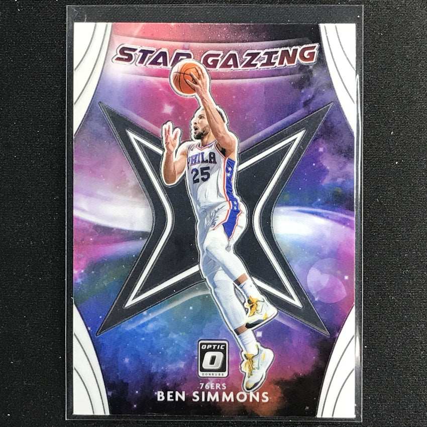 2020-21 Donruss Optic BEN SIMMONS Star Gazing Base #11