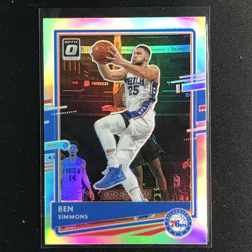 2020-21 Donruss Optic BEN SIMMONS Holo Silver #111