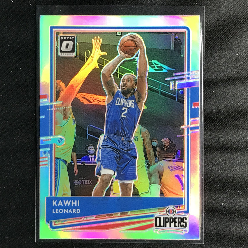 2020-21 Donruss Optic KAWHI LEONARD Holo Silver #125
