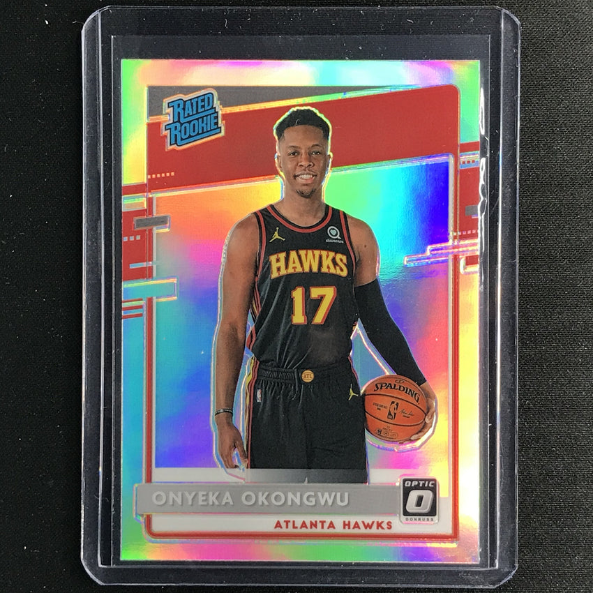 2020-21 Donruss Optic Onyeka Okongwu Rated Rookie Holo Silver No 156