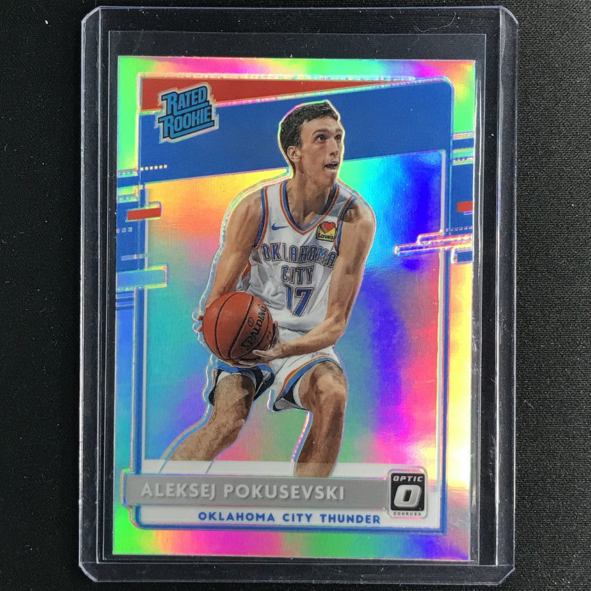 2020-21 Donruss Optic Aleksej Pokusevski Rated Rookie Holo Silver No 167