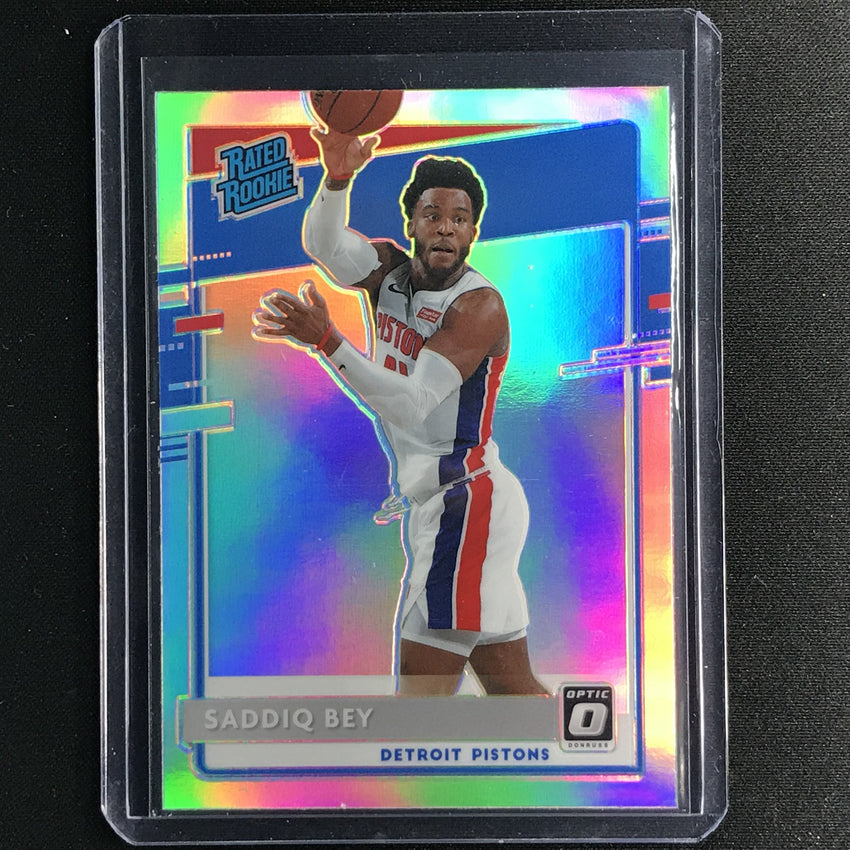 2020-21 Donruss Optic Saddiq Bey Rated Rookie Holo Silver No 169
