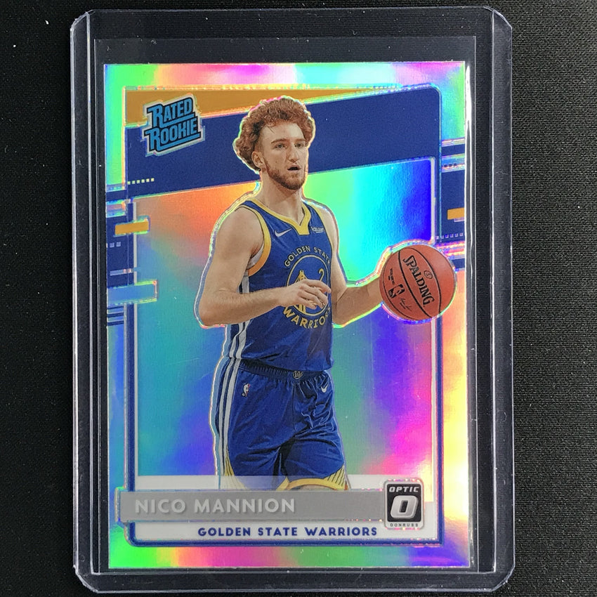 2020-21 Donruss Optic NICO MANNION Rated Rookie Holo Silver #190