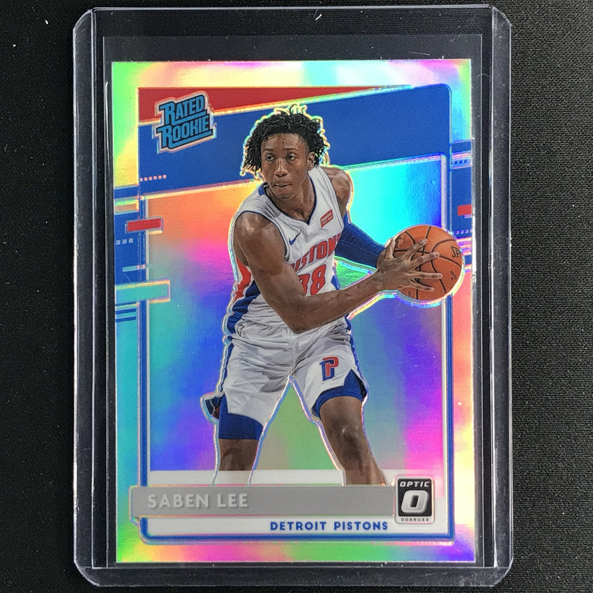 2020-21 Donruss Optic Saben Lee Rated Rookie Holo Silver No 191