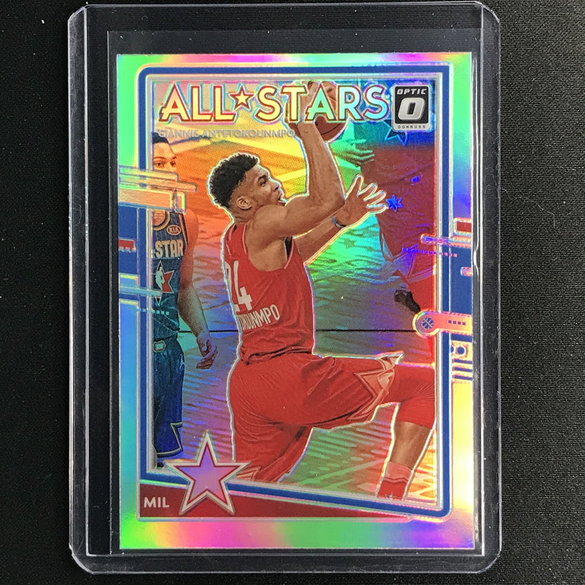 2020-21 Donruss Optic Giannis Antetokounmpo All-stars Holo Silver No 11