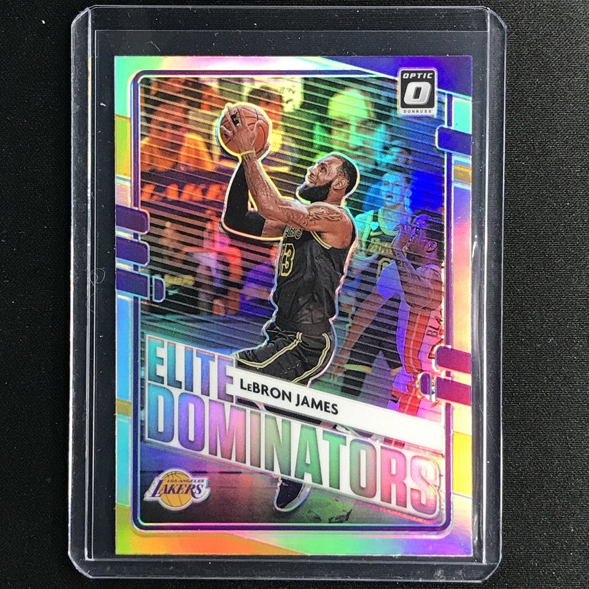 2020-21 Donruss Optic LEBRON JAMES Elite Dominators Holo Silver #3