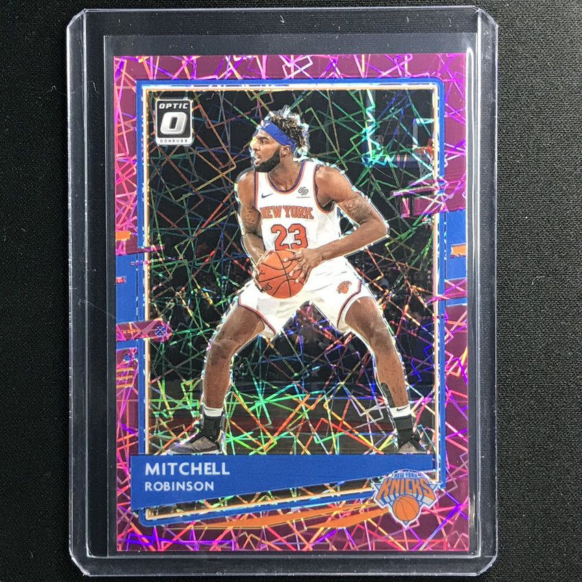 2020-21 Donruss Optic Mitchell Robinson Pink Velocity 42/79