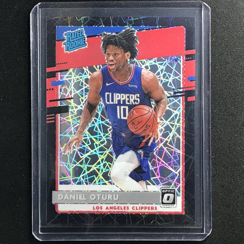 2020-21 Donruss Optic Daniel Oturu Rated Rookie Black Velocity 35/39