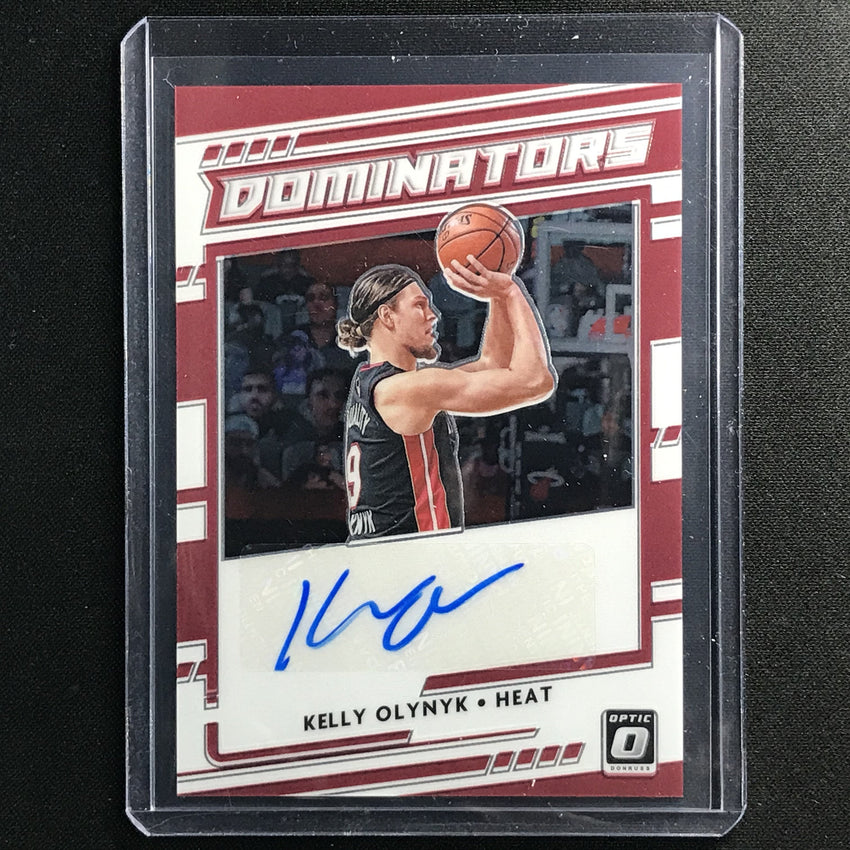 2020-21 Donruss Optic Kelly Olynyk Dominators Signatures Auto 24/99
