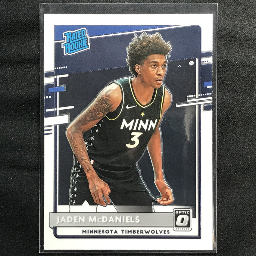 2020-21 Donruss Optic JADEN MCDANIELS Rated Rookie Base #178