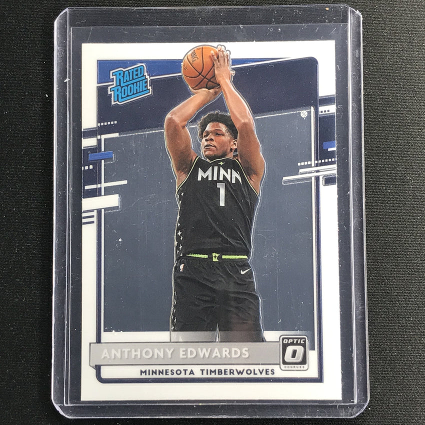 2020-21 Donruss Optic ANTHONY EDWARDS Rated Rookie Base #151