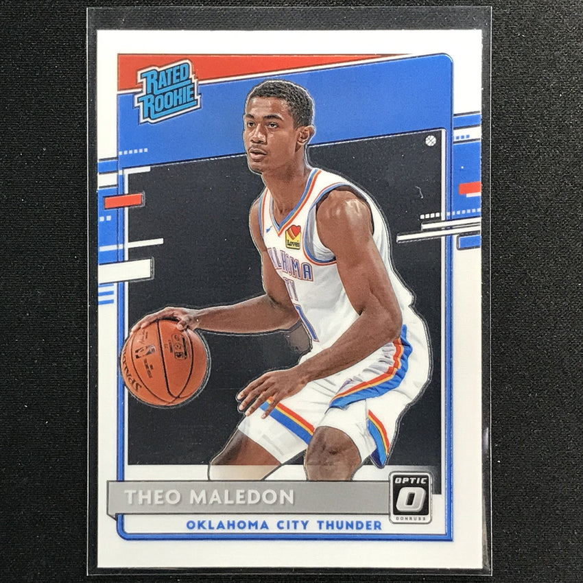 2020-21 Donruss Optic THEO MALEDON Rated Rookie Base #184