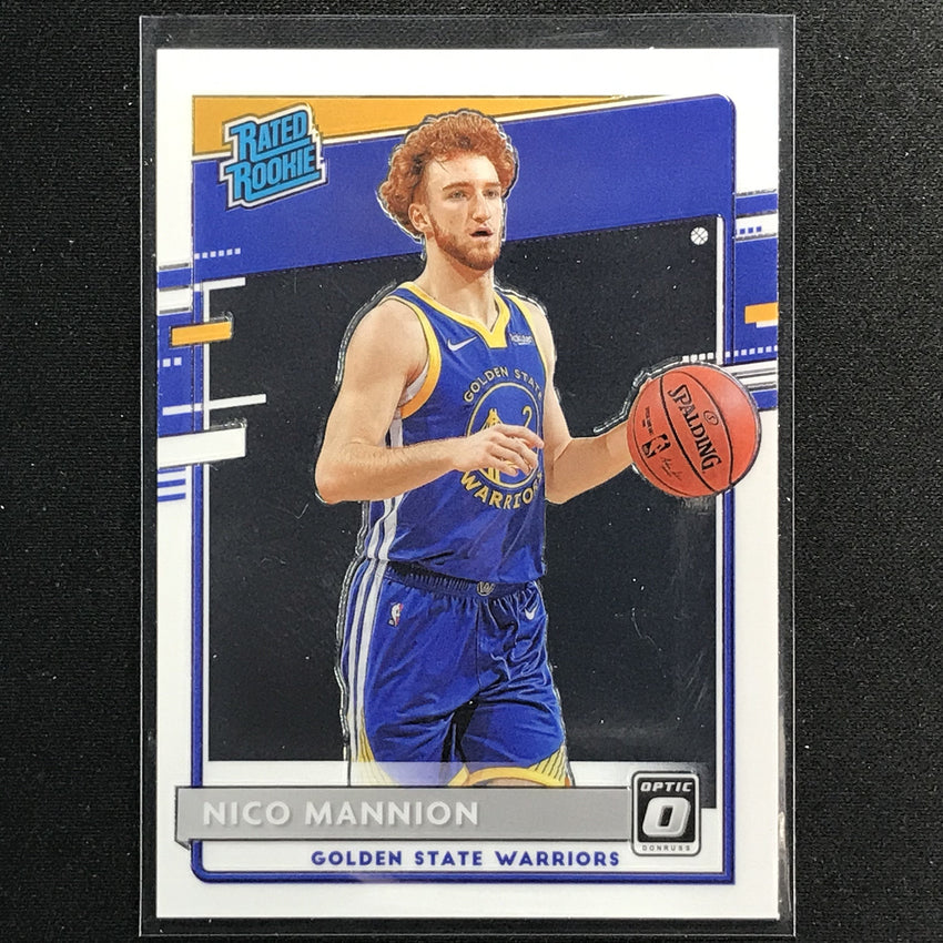 2020-21 Donruss Optic NICO MANNION Rated Rookie Base #190