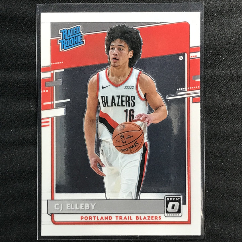 2020-21 Donruss Optic CJ ELLEBY Rated Rookie Base #195
