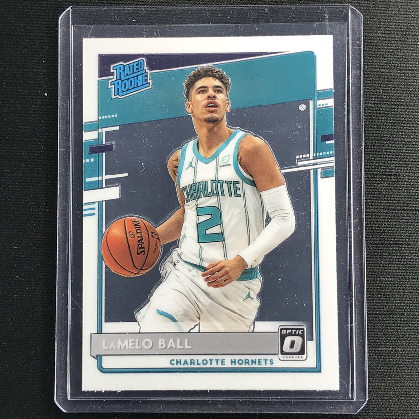 2020-21 Donruss Optic LAMELO BALL Rated Rookie Base #153