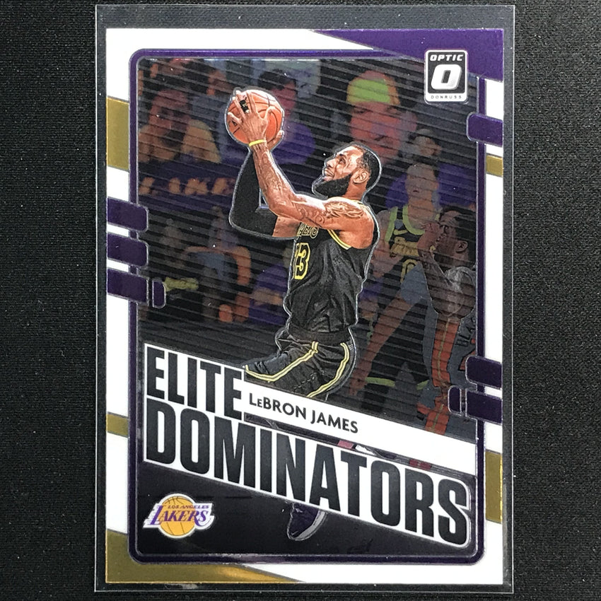 2020-21 Donruss Optic LEBRON JAMES Elite Dominators Base #3