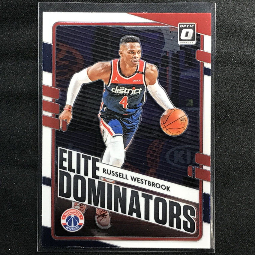 2020-21 Donruss Optic RUSSELL WESTRBOOK Elite Dominators Base #4