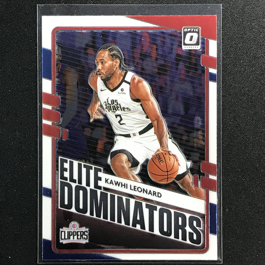 2020-21 Donruss Optic KAWHI LEONARD Elite Dominators Base #7