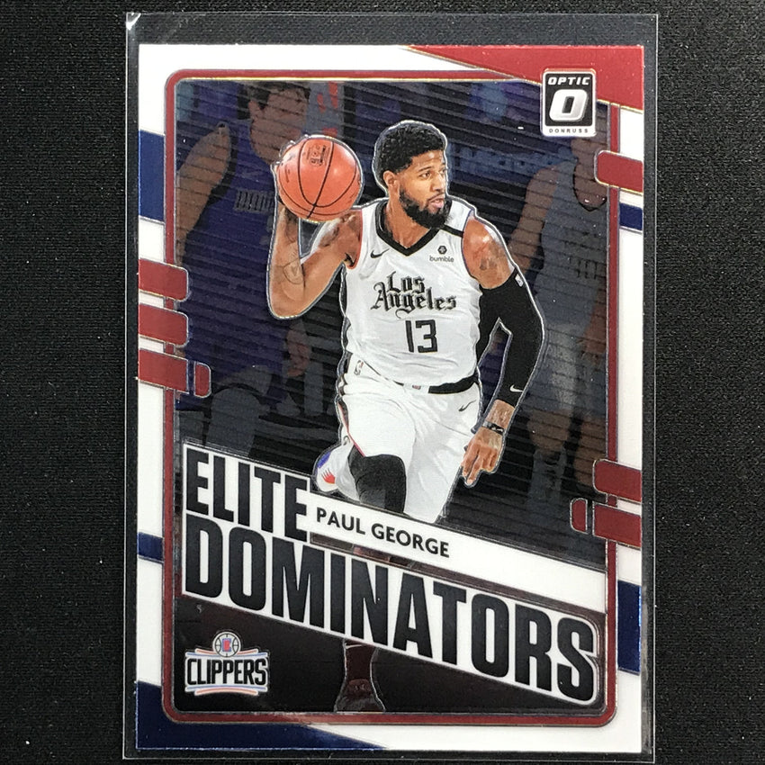 2020-21 Donruss Optic PAUL GEORGE Elite Dominators Base #11