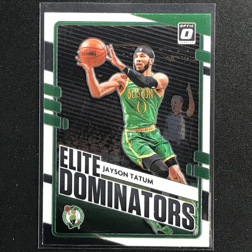 2020-21 Donruss Optic JAYSON TATUM Elite Dominators Base #18
