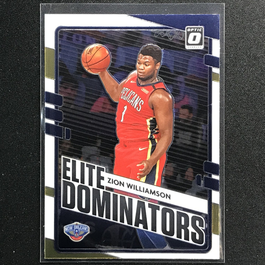 2020-21 Donruss Optic ZION WILLIAMSON Elite Dominators Base #22