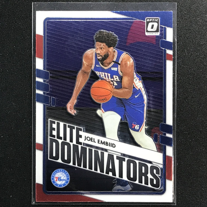 2020-21 Donruss Optic JOEL EMBIID Elite Dominators Base #25