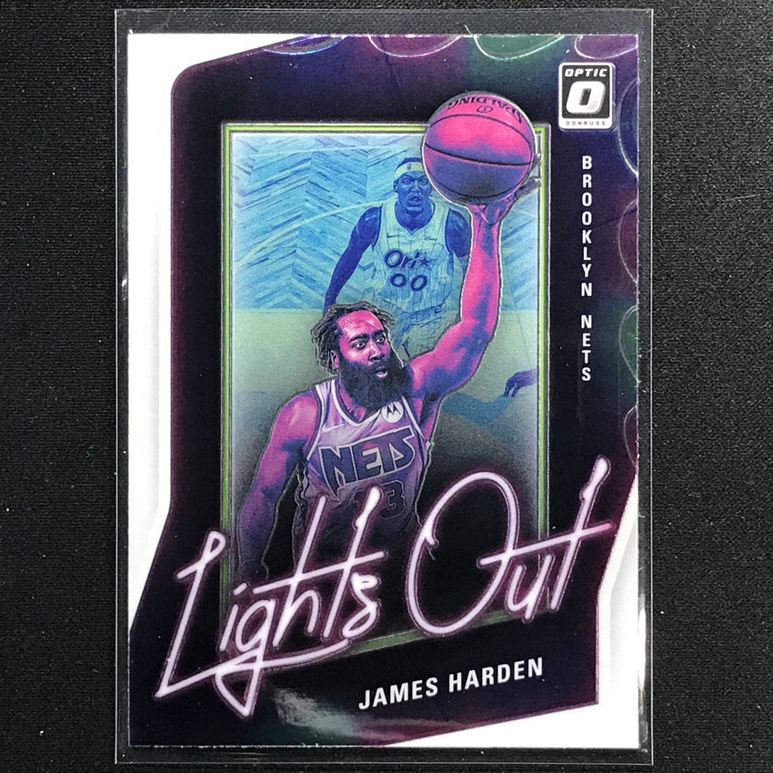 2020-21 Donruss Optic JAMES HARDEN Lights Out Base #1