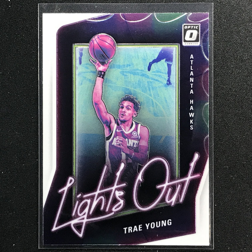 2020-21 Donruss Optic TRAE YOUNG Lights Out Base #4