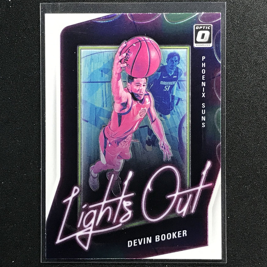 2020-21 Donruss Optic DEVIN BOOKER Lights Out Base #5
