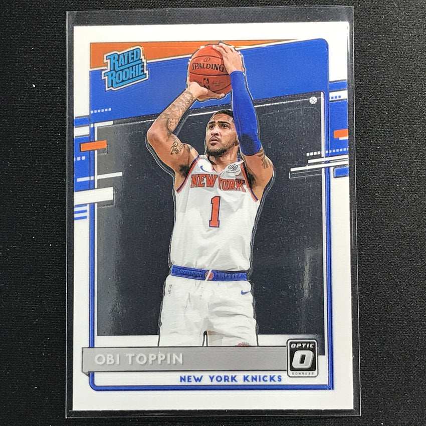 2020-21 Donruss Optic OBI TOPPIN Rated Rookie Base #158