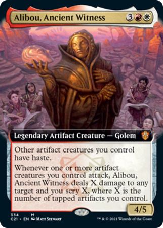 Alibou, Ancient Witness 334 - Extended Art Commander 2021