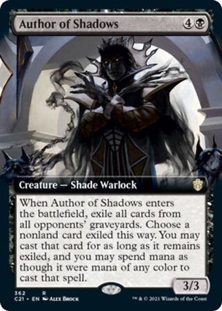Author of Shadows 362 - Extended Art Commander 2021
