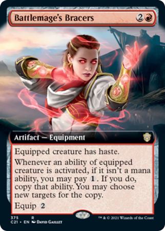 Battlemage's Bracers 375 - Extended Art Commander 2021