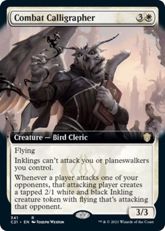 Combat Calligrapher 341 - Extended Art Commander 2021