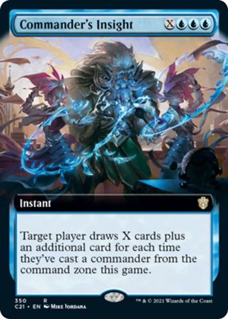 Commander's Insight 350 - Extended Art Commander 2021