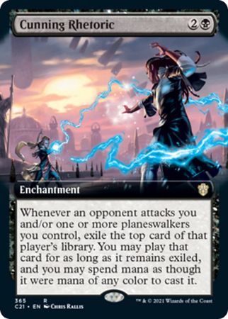 Cunning Rhetoric 365 - Extended Art Commander 2021